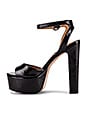 view 5 of 5 Skyla Platform Heel in Black Snake