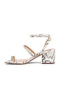 view 5 of 5 Faron Strappy Sandal in Natural Snake