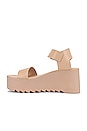 view 5 of 5 Lake Flatform Sandal in Blush Leather