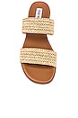 view 4 of 5 Dual Sandal in Natural Raffia