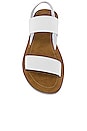 view 4 of 5 Roma Sandal in White