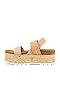 view 5 of 5 Circa Flatform Sandal in Natural Multi