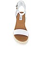 view 4 of 5 Chaser Flatform Sandal in White Leather