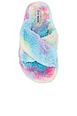view 4 of 5 Fuzed Slipper in Blue Multi