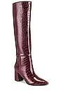 view 2 of 5 Niliana Boot in Burgundy Croco