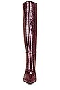 view 4 of 5 Niliana Boot in Burgundy Croco