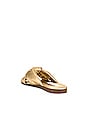 view 3 of 5 Entrada Sandal in Gold