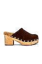 view 1 of 5 Brooklyn Clog in Cognac Suede