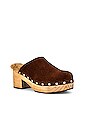view 2 of 5 Brooklyn Clog in Cognac Suede