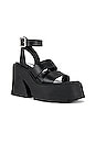 view 2 of 5 Abbot Sandal in Black