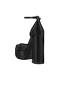 view 3 of 5 Agata Heel in Black Satin