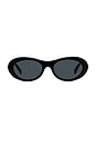 view 1 of 3 Falabella Sunglasses in Shiny Black & Smoke