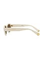 view 3 of 3 Medallion Sunglasses in Ivory & Brown