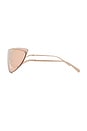 view 4 of 3 GAFAS DE SOL RUNWAY in Shiny Pink Gradient & Violet Mirror