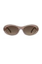view 1 of 3 GAFAS DE SOL FALABELLA in Shiny Opaline Taupe & Gradient Brown