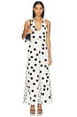 view 1 of 3 Susmie's Maria Dress in White & Black