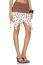 view 2 of 6 Nina Dots Skirt in Brown