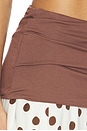 view 6 of 6 Nina Dots Skirt in Brown