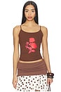 view 1 of 4 Rose Top in Brown