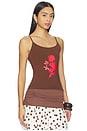 view 2 of 4 Rose Top in Brown