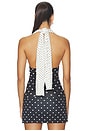 view 3 of 5 Isabela Polka Dot Top in Black & White