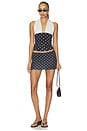 view 4 of 5 Isabela Polka Dot Top in Black & White