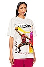 view 2 of 4 Rodman Players Card Tee in White