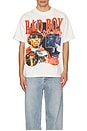 view 3 of 4 Bad Boy Wrestling Tee in White
