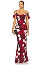 view 1 of 3 Rosalie Dress in Midnight Roses