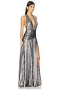 view 2 of 4 Zephyr Gown in Silver