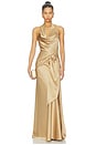 view 1 of 3 Rozalia Dress in Gold
