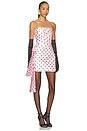 view 2 of 3 Juliette Dress in Blush Polka Dots