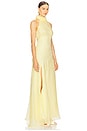 view 2 of 3 Noelle Gown in Yellow