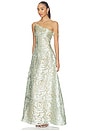 view 2 of 4 VESTIDO LARGO PALOMA in Eden Lace Pistachio Mist