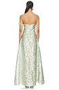view 3 of 4 VESTIDO LARGO PALOMA in Eden Lace Pistachio Mist