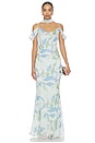 view 1 of 3 Rosalie Dress in Mist Garden
