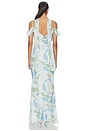 view 3 of 3 Rosalie Dress in Mist Garden