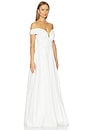 view 2 of 3 Delara Gown in White