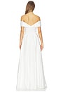 view 3 of 3 Delara Gown in White