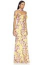 view 3 of 4 ROBE ROSALIE in Lemon Rose