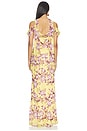view 4 of 4 ROBE ROSALIE in Lemon Rose