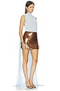 view 2 of 4 Tahiti Dress in Bronze & Sky Blue