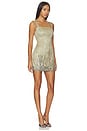 view 2 of 4 Padova Mini Dress in Champagne Sage