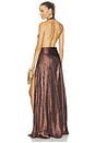 view 4 of 4 Zephyr Gown in Bronze Cacao