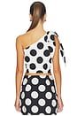view 3 of 4 Milano Top in Polka Dots