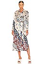 view 2 of 4 Shirtdress in Multi Scarf Print
