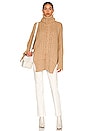 view 4 of 4 Turtleneck Blanket Sweater in Camel
