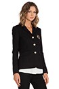 view 3 of 6 Three Button Schoolboy Blazer in Black