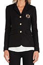 view 5 of 6 Three Button Schoolboy Blazer in Black