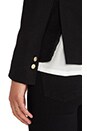 view 6 of 6 Three Button Schoolboy Blazer in Black